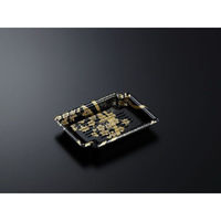 中央化学 刺身容器 CF かく鉢 17-12 松月BK-BK 身 288118 1袋(50個)（直送品）