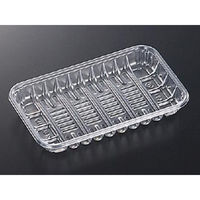 中央化学 透明トレー CH 19-12 O 21477 1袋(100個)（直送品）