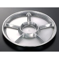 中央化学 オードブル容器 DX PD 丸 38-6 SV-BK 身 84418 1ケース(120個(10個×12))（直送品）