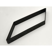 アクタ ワン折重 90×48 黒焼杉 縁 2000019071 1袋(50個)（直送品）