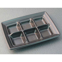 中央化学 軽食容器 CT 沙楽 KS20-15-A BK 身 699678 1袋(50個)（直送品）