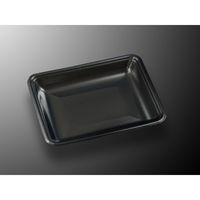 中央化学 発泡トレー CN 20-17E 黒-BK 335364 1ケース(1600個(100個×16))（直送品）