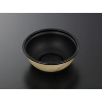 中央化学 どんぶり容器 SD 庵里丼 M15深 BK-輪Y 身 148874 1ケース(400個(50個×（直送品）