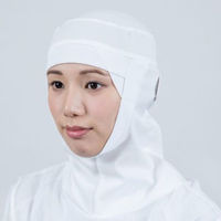 日本フィットフード 衛生用帽子 フィットフード FH-301W ホワイト M 00463661 1ケース(50個(5個×10))（直送品）