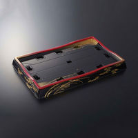 中央化学 寿司容器 HS 天城 36-4 やちよ赤-BK 身 1149 1袋(10個)（直送品）