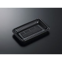 中央化学 オードブル容器 PD プレートK25-15 黒内 身 262717 1袋(50個)（直送品）