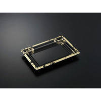 中央化学 刺身容器 DX 角皿 特1 花盛MT-BK 身 191635 1袋(25個)（直送品）