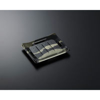 中央化学 寿司容器 HS 波ね皿 18-15 壮月BK-BK 身 157420 1ケース(900個(50個×18))（直送品）