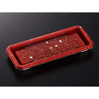 中央化学 寿司容器 CF にぎり L5 赤金箔 身 151076 1ケース(1200個(50個（直送品）