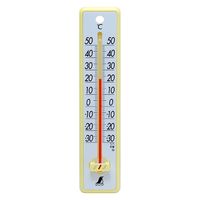 シンワ測定 温度計 プラスチック製 20cm イエロー 48352 1個（直送品）