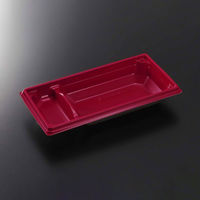 中央化学 CT 中皿 21-12S 赤-BK 165951 1袋(50個)（直送品）