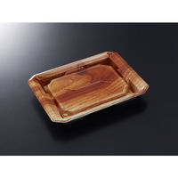 中央化学 寿司容器 HS 澄板 18-14 つきBR-BK 身 19711 1袋(50個)（直送品）