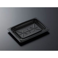 中央化学 軽食容器 CT 葵 18-13A BK 身 382457 1ケース(1200個(50個×24))（直送品）