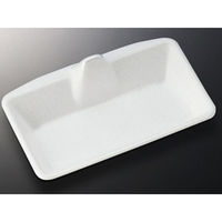 中央化学 刺身容器 ブリッジトレー 30 白 133868 1袋(50個)（直送品）