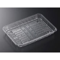 中央化学 透明トレー CSR・N 25-18F O 005744 1袋(100個)（直送品）