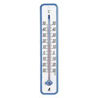 シンワ測定 温度計 プラスチック製 30cm ブルー 48361 1個（直送品）