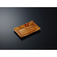 中央化学 刺身容器 CF 船 40 木理BR 身 244558 1袋(25個)（直送品）