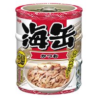 海缶ミニ3P 猫 かつお（60g×3缶）1個 アイシア キャットフード ウェット 缶詰