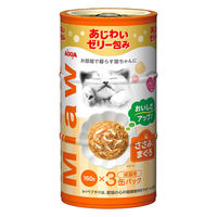 ミャウミャウ 3Pささみ入りまぐろ（160g×3缶）1個 アイシア キャットフード 猫用 ウェット 缶詰