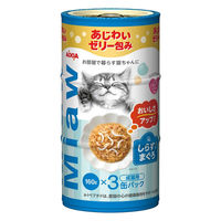 ミャウミャウ 3Pしらす入りまぐろ（160g×3缶）1個 アイシア キャットフード 猫用 ウェット 缶詰