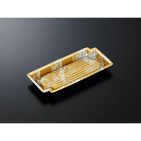 中央化学 刺身容器 CF かく鉢 24-11 みずえ金-BK 身 929489 1袋(50個)（直送品）