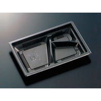 中央化学 弁当容器 CT WF-20A-27 BK 身 216804 1ケース(600個(50個×（直送品）