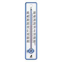 シンワ測定 温度計 プラスチック製 20cm ブルー 48351 1個（直送品）