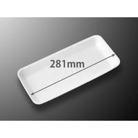 中央化学 発泡トレー C-12 新 白 (L) 151084 1袋(100個)（直送品）