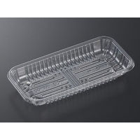 中央化学 透明トレー CSR・N20-10E O 190389 1ケース(2000個(100個×20))（直送品）