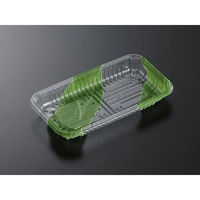 中央化学 透明トレー CSR・N20-11E O 笹流し 161729 1ケース(2000個(100（直送品）