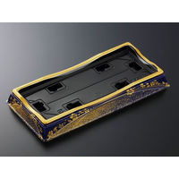 中央化学 寿司容器 HS 天城 12-2 まきえ紺-BK 身 394932 1袋(50個)（直送品）