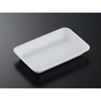 中央化学 発泡トレー C-63 新 白 383406 1袋(50個)（直送品）