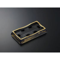 中央化学 寿司容器 HS 天城 10-2 まきえ紺-BK 身 381228 1袋(50個)（直送品）