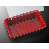 中央化学 どんぶり容器 CT カツ重 赤-BK (ボ) 10892 1ケース(600個(50個×12))（直送品）