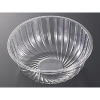 中央化学 冷麺容器 クリアボウル 大 身 3822 1袋(50個)（直送品）