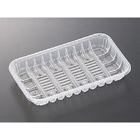 中央化学 透明トレー PP 19-12 25718 1ケース(2000個(100個×20))（直送品）