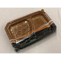 中央化学 弁当容器 CT ロックス 24-16N パイルBR 身 21162 1ケース(900個(50個×18))（直送品）