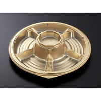 中央化学 オードブル容器 DX デリデコ M28-6 G-BK 身 192054 1袋(20個)（直送品）