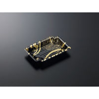 中央化学 刺身容器 CF かく鉢 17-11 松月BK-BK 身 928960 1袋(50個)（直送品）