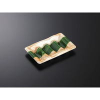 中央化学 寿司容器 豊味巻 4段 笹木肌 身 225680 1袋(50個)（直送品）