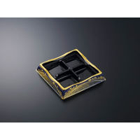 中央化学 刺身容器 HS 天城 12-34S まきえ紺-BK身 256446 1ケース(300個(50個×（直送品）