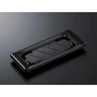 中央化学 刺身容器 CF 宴角 5-1 黒-BK 身 179416 1ケース(1000個(50個（直送品）