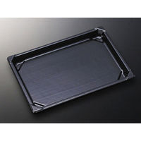 中央化学 CF 寿司容器 L2.5 黒-BL 身 133496 1ケース(600個(50個×（直送品）