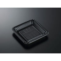 中央化学 オードブル容器 PD プレートK20-20 黒内 身 274571 1袋(50個)（直送品）