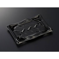 中央化学 寿司容器 剣 8-2 黒 身 278325 1ケース(800個(50個×（直送品）