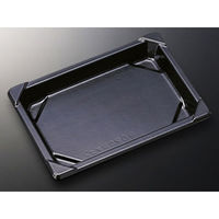 中央化学 CF 寿司容器 L0.8 黒-BL身 134650 1ケース(1200個(50個（直送品）