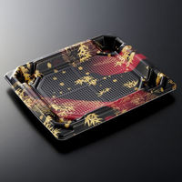 中央化学 刺身容器 四方盛 20-17 竹霞R 身 004432 1ケース(600個(50個×12))（直送品）