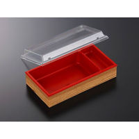 中央化学 折箱 CWH-302浅 赤-たもん杉高蓋 (ボ) 118307 1ケース(420個(15個×（直送品）