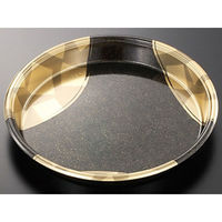 中央化学 寿司桶 DX 丸桶 50 金砂目-BK 身 106914 1ケース(100個(10個×（直送品）