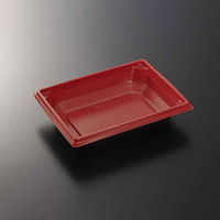 中央化学 CT 中皿 18-14 赤-BK 108837 1ケース(800個(50個×（直送品）